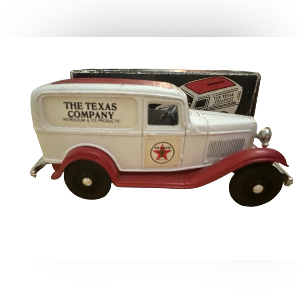 The Texas Company Vintage Toy Truck - White and Red